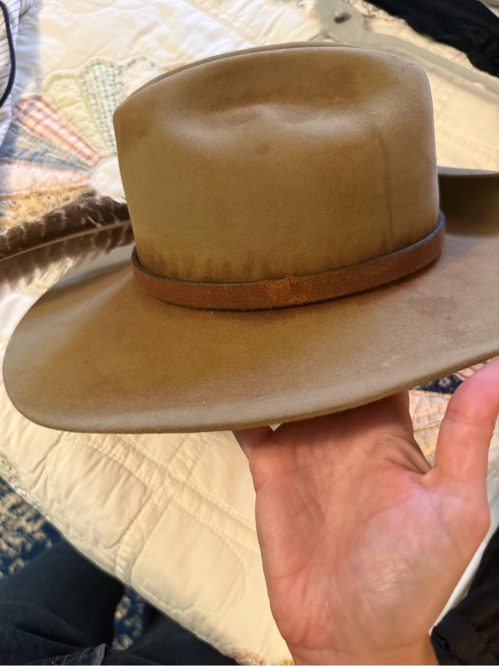 Santa Fe Designer Original Cowboy Hat - unique wide brim